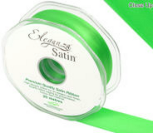 Green Satin Ribbon (20m)