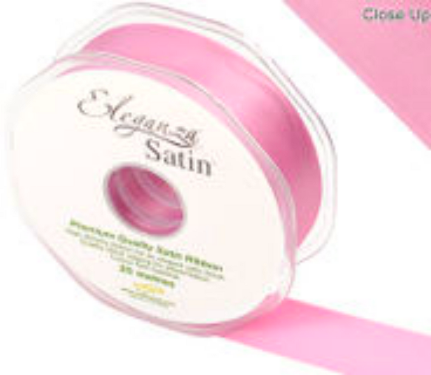 Light Pink Satin Ribbon (20m) (Lighter Then The Image)